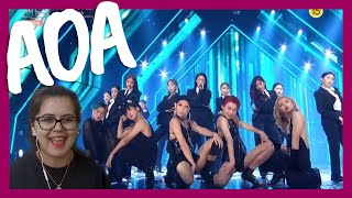 QUEENDOM AOA EGOTISTIC LIVE COVER REACTION [upl. by Atin]