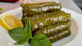 KARARMAYAN YEMYEŞİL YAPRAK SARMA NASIL YAPILIR  😋 LOKUM GİBİ SARMA TARİFİ 👌 [upl. by Tterrej]