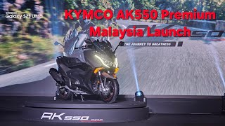 KYMCO AK550 Premium Malaysia Launch by Modenas [upl. by Lonier]