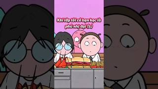 P5  2Sẽ thế nào khi bạn học cùng lớp là đại gia hoathinh vietsub shorts animation fyp [upl. by Ettinger]