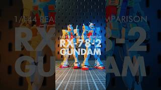 RG RX782 Ver 10 amp Ver 20 Comparison gundam gunpla fyp gunplabuilder plamo anime hobby [upl. by Oirad]