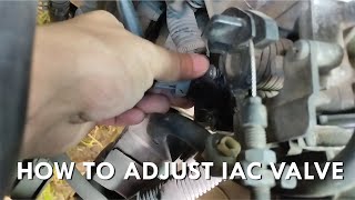 How to Adjust Idle Air Control IAC Valve [upl. by Webb84]