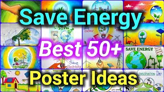 Save Energy Drawing  Save Energy Poster  energy conservation day poster drawing ideas 2023 [upl. by Euqinorev]