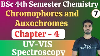 Chromophores and AuxochromesBsc 4th semester chemistryUV Vis spectroscopyUnit 4 [upl. by Casar]