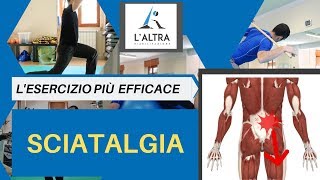 LESERCIZIO PIÙ EFFICACE dolore alla SCIATICA infiammazione NERVO SCIATICO [upl. by Ilbert]