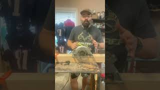 how to change out a circular saw blade [upl. by Oijres]