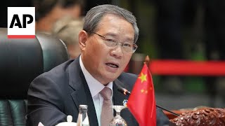 Chinas Li Qiang expressed concerns about external forces interfering in regional affairs [upl. by Jaycee469]