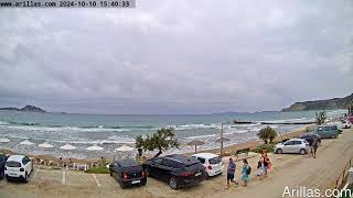 20241010 Arillas Corfu Live Webcam [upl. by Bettzel]