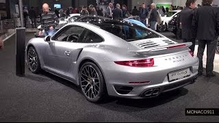 NEW 2014 Porsche 911 991 Turbo S  inside look [upl. by Nnave]