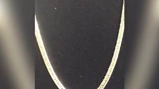 K18 JAPAN GOLD 8cut 20g 40cm necklace [upl. by Esinal388]