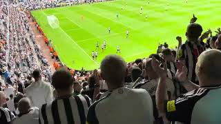 Joelinton Goal Celebration Newcastle v Southampton Gallowgate East Corner View Class [upl. by Osborne]