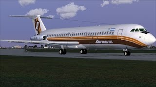 FSX  BAC 111500  Spey512 engine sounds  xviews [upl. by Alan]