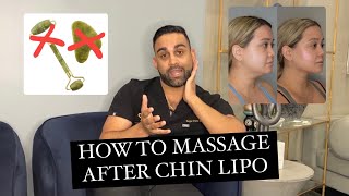 How To Massage After Chin Lipo [upl. by Asare]