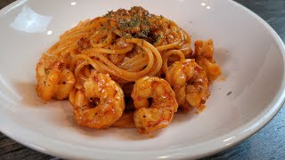 15 MINUTE Creamy Shrimp Gochujang Pasta [upl. by Kayley]