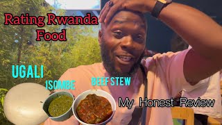 Tasting Rwanda food🇷🇼 For the first time  Rating Rwanda food  Rwanda Night Life [upl. by Oirad]