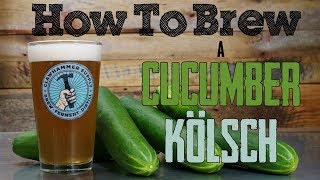 Homebrew Recipe Cucumber Kölsch Style Beer [upl. by Carmelita743]