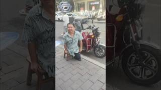 fuel tricycle gasoline trike for disabled people [upl. by Coffey]