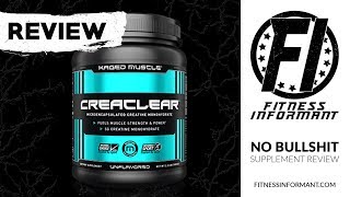 Kaged Muscle Supplements CreaClear REVIEW A Better Creatine Monohydrate [upl. by Dopp750]