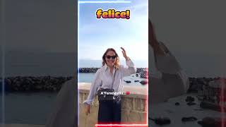 Barbara DUrso felice a Marechiaro passeggiata tra mare e pizza con il cuore [upl. by Alyce]