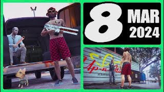 The Gun Van location amp Street Dealers today March 8 2024 in GTA 5 RAILGUN is back this week [upl. by Llehsam500]