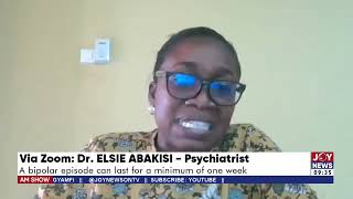 Mental Health Bipolar patients shouldnt be discriminated against they need support  Abakisi [upl. by Cottrell]