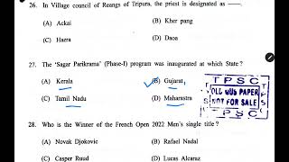 TPSC COMBINED 2022  Previous Year Question paper Analysis  tpsc [upl. by Epul]