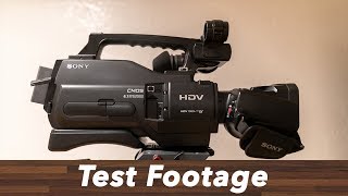 Sony HVRHD1000U HDV Camcorder Test Footage [upl. by Arev154]