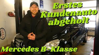 Erstes Kundenfahrzeug abgeholt  Mercedes BKlasse Kaufberatung  MB Youngtimer Parts amp Service [upl. by Vernen]