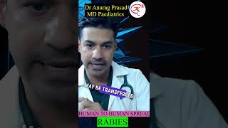 Human to Human Transmission of RABIES by Dr Anurag Prasad shorts rabies [upl. by Oicirbaf]