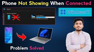 Phone Not Showing When Connected to Windows 11 but Charging only  Problem Solved [upl. by Kurt122]