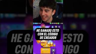 BENIJU HA GANADO ESTO CON EL CÓDIGO DE CREADOR  CLASH ROYALE [upl. by Nyrtak]