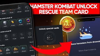 How to Locate Rescue Team Card on Hamster Kombat New Achievements Airdrop [upl. by Epilihp986]