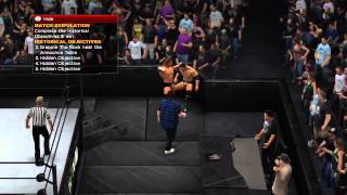 WWE 2K14 Gameplay Triple H vs The Rock vs Big Show vs Mick Foley  30 Years of WrestleMania Part 20 [upl. by Henden]