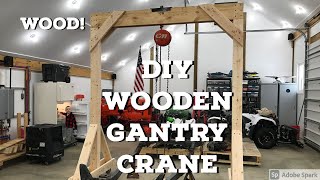 1 Year Later DIY Wooden Gantry Crane Project [upl. by Mccarty]