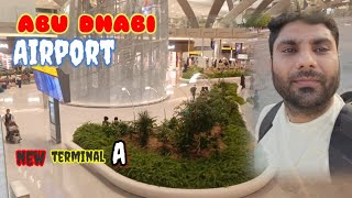 Abu Dhabi New Airport Terminal A Abuzhabi Airport Complete information [upl. by Gagnon]