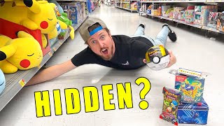 BEST HIDING SPOTS IN STORES FOR HIDDEN POKEMON CARDS opening 82 [upl. by Assirroc]