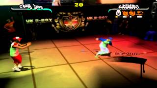 Crazy Legs vs Kazuhiro Bboy game [upl. by Brinson]