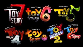 Toy Story 1234567 Trailer Logos 19952036  Redesign Concepts 4K [upl. by Hctud]