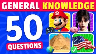 QUIZ How Good Is Your General Knowledge 🧠📚🤓 How Smart Are You [upl. by Htebasyle]