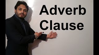 An Adverb Clause Types of Clauses  By Syed Ali Raza Kazmi [upl. by Nnylaj]