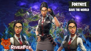 130 Field Agent Rio Hero Loadout build  Fortnite Save The World STW [upl. by Anyd]