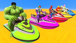 TRANSPORTING PIXAR CARS amp FRUITS WITH COLORED amp JOHN DEERE vs CLAAS vs TRACTORS  BeamNGdrive [upl. by Hannala]