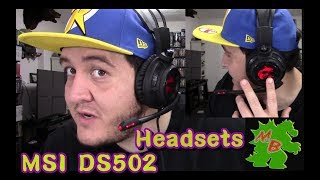 UnboxingampOpiniones MSI DS502 Gaming Headsets [upl. by Aliel324]