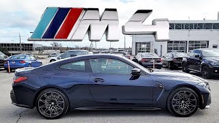 2021 BMW M4 6 Speed Manual Tanzanite Blue [upl. by Livvi]