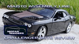 Collectibles Maisto Assembly Line 2008 Dodge Challenger SRT8 Review [upl. by Snave206]