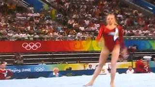 Nastia Liukins Floor Routine [upl. by Netsriik]