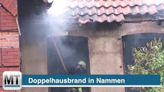 Zwei Verletzte bei Wohnhausbrand in Porta Westfalica Namen [upl. by Argus]