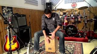 Bruno Mars  locked out of heaven  cajon cover by Andrea Mattia [upl. by Hsakaa]