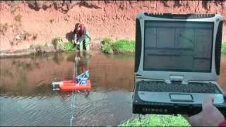 University of Worcester ADCP StreamPro river discharge measurement [upl. by Newcomb946]