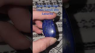 Gem of the day Lapis Lazuli or known also as Lazurite  gemstone polishedgem [upl. by Christoforo125]